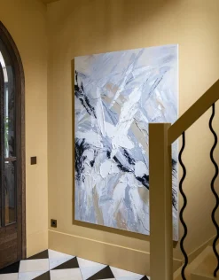 XOOON Abstract Power schilderij (120x180cm) in de kleur Multi Color