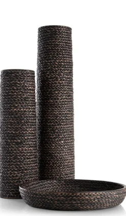 Outlet XOOON Adam vaas H49cm in de kleur Zwart - COCOmaison