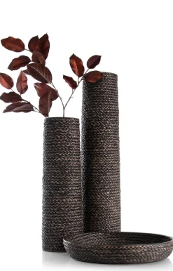 Outlet XOOON Adam vaas H49cm in de kleur Zwart - COCOmaison