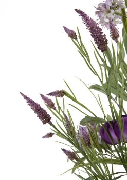 Sale XOOON Anemone Spray H75cm kunstbloem in de kleur Paars - COCOmaison