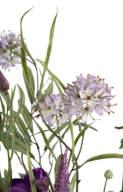 Sale XOOON Anemone Spray H75cm kunstbloem in de kleur Paars - COCOmaison