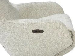 Hot XOOON Arco, relax-fauteuil - 1 motor - verstelbare hoofdsteun - stof Luton - Groen