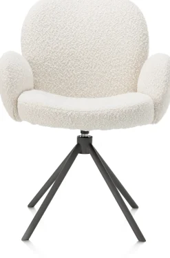 Clearance XOOON Armstoel Jaxon (draaibaar) in de kleur Ivoor -