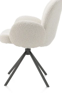 Clearance XOOON Armstoel Jaxon (draaibaar) in de kleur Ivoor -