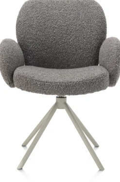 Online XOOON Armstoel Jaxon (draaibaar) in de kleur Lever -