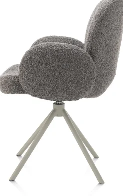 Online XOOON Armstoel Jaxon (draaibaar) in de kleur Lever -