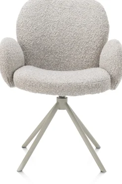 Clearance XOOON Armstoel Jaxon (draaibaar) in de kleur Kiezel -