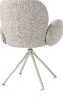 Clearance XOOON Armstoel Jaxon (draaibaar) in de kleur Kiezel -