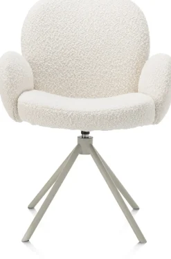Discount XOOON Armstoel Jaxon (draaibaar) in de kleur Ivoor -