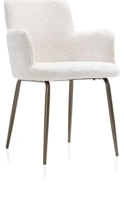 XOOON Armstoel Olle in de kleur Creme - COCOmaison