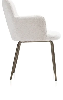 XOOON Armstoel Olle in de kleur Creme - COCOmaison