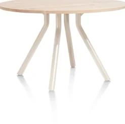 Clearance XOOON ARVADA tafel 125 cm - rond - centrale poot Nebbia |