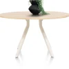 Clearance XOOON ARVADA tafel 140 cm - rond - centrale poot Nebbia |
