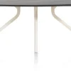 Discount XOOON ARVADA tafel 250 x 110 cm - ellips - centrale poot Nebbia - onyx