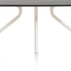 XOOON ARVADA tafel 190 x 100 cm - ovaal - centrale poot Nebbia - onyx