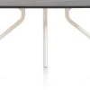 Hot XOOON ARVADA tafel 220 x 110 cm - ovaal - centrale poot Nebbia - onyx