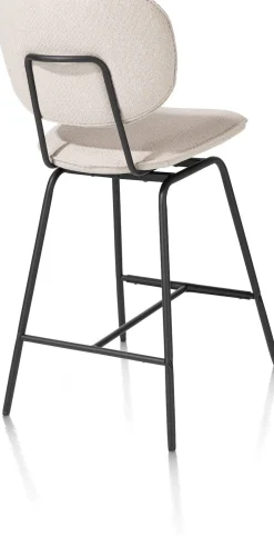 XOOON barstoel - zwart frame (ROB) - draaibaar -