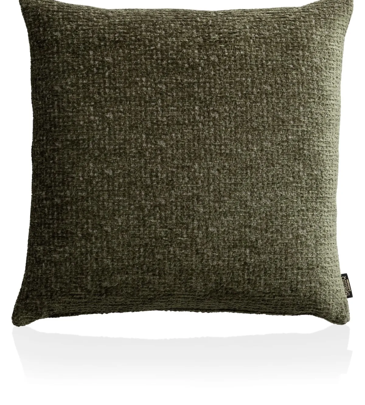 Clearance XOOON BeautiQ - Chic kussen 60x60cm in de kleur Olijf - COCOmaison