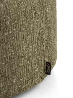 Online XOOON BeautiQ - Chic poef - rond 80 cm in de kleur Olijf - COCOmaison