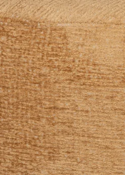 Discount XOOON BeautiQ - Chic poef - rond 80 cm in de kleur Okergeel