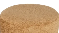 Discount XOOON BeautiQ - Chic poef - rond 80 cm in de kleur Okergeel