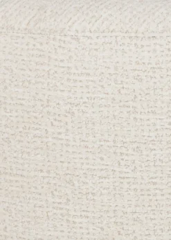 Hot XOOON BeautiQ - Chic poef - rond 80 cm in de kleur Crème - COCOmaison