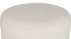 Hot XOOON BeautiQ - Chic poef - rond 80 cm in de kleur Crème - COCOmaison