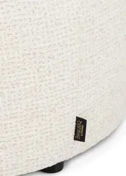Hot XOOON BeautiQ - Chic poef - rond 80 cm in de kleur Crème - COCOmaison
