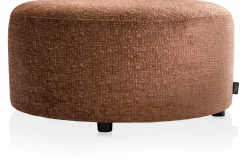 New XOOON BeautiQ - Chic poef - rond 80 cm in de kleur Koper - COCOmaison