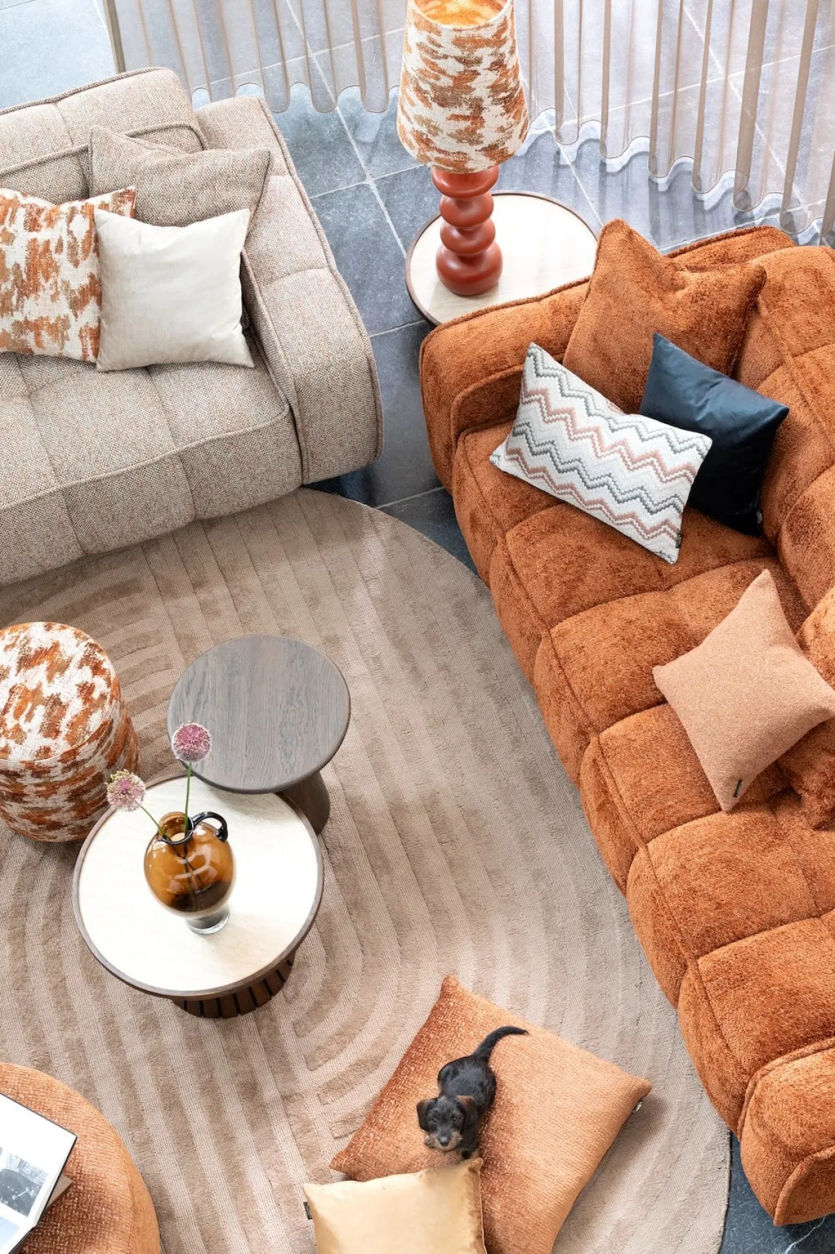 Discount XOOON BeautiQ - Class kussen 45x45cm in de kleur Okergeel