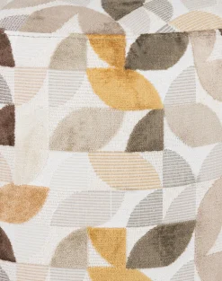 Clearance XOOON BeautiQ - Elite poef - rond 42 cm in de kleur Crème