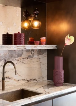 Clearance XOOON Bisko pot (H16.5cm) in de kleur rod - COCOmaison