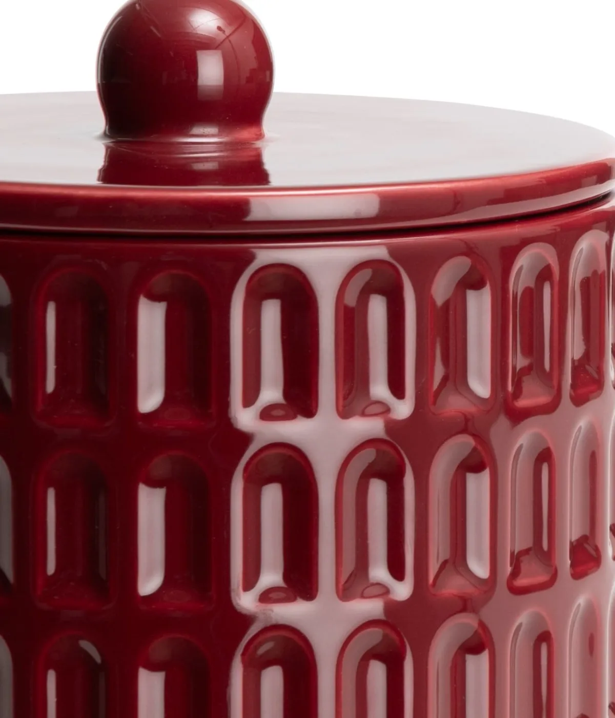 Clearance XOOON Bisko pot (H16.5cm) in de kleur rod - COCOmaison