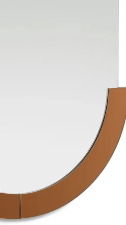 Online XOOON Brad spiegel 60x90cm) in de kleur Oranje - COCOmaison