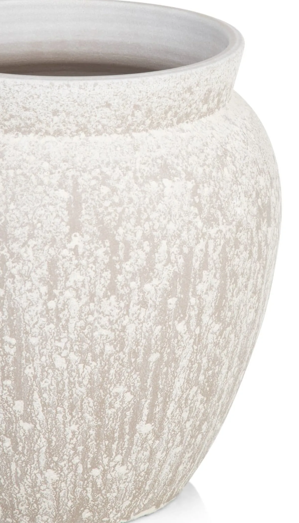 Outlet XOOON Braga pot H25cm in de kleur Beige - COCOmaison