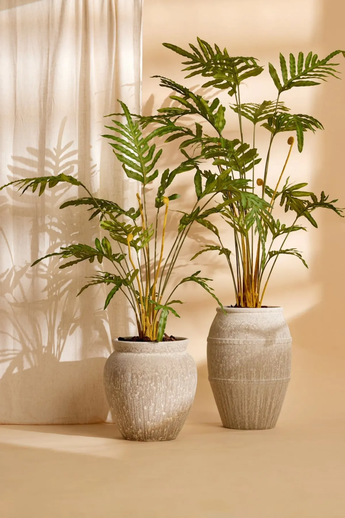 New XOOON Braga pot H40cm in de kleur Beige - COCOmaison