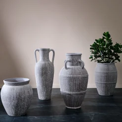 XOOON Braga vaas H75cm in de kleur Beige - COCOmaison