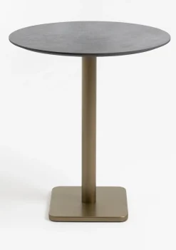 XOOON Brest bartafel stone (D80cm) in kleur Goud van COCOmaison