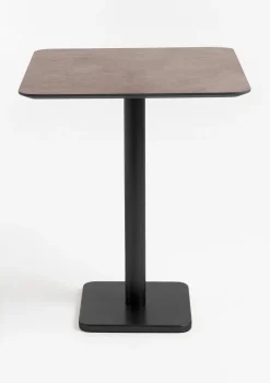 XOOON Brest bartafel stone rust (75x75cm) in kleur Zwart