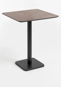 XOOON Brest bartafel stone rust (75x75cm) in kleur Zwart