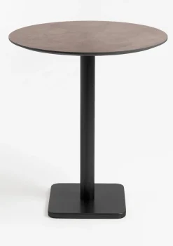 Discount XOOON Brest bartafel stone rust (D80cm) in kleur Zwart van COCOmaison