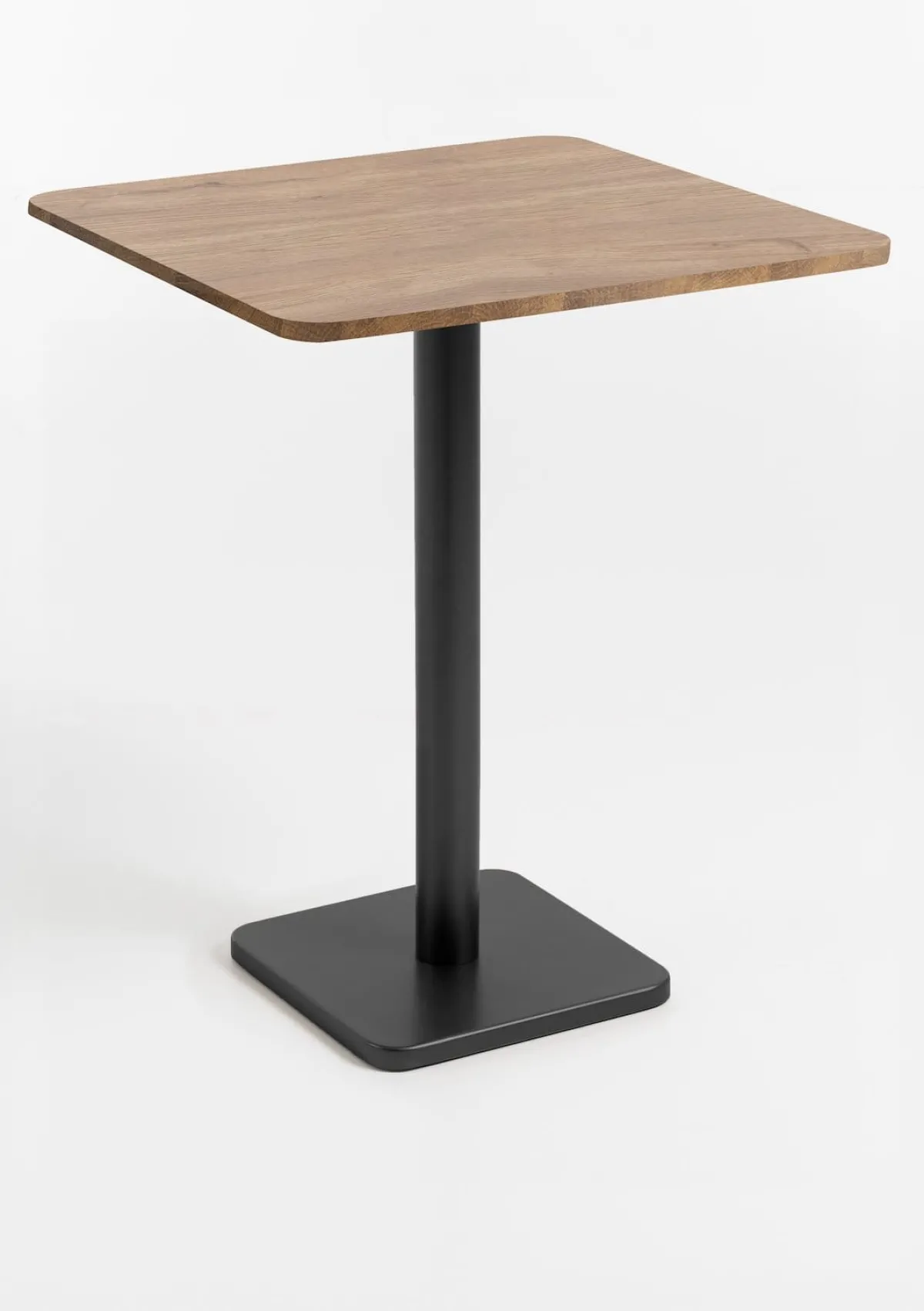 New XOOON Brest bartafel vintage oak (75x75cm) kleur Zwart van COCOmaison