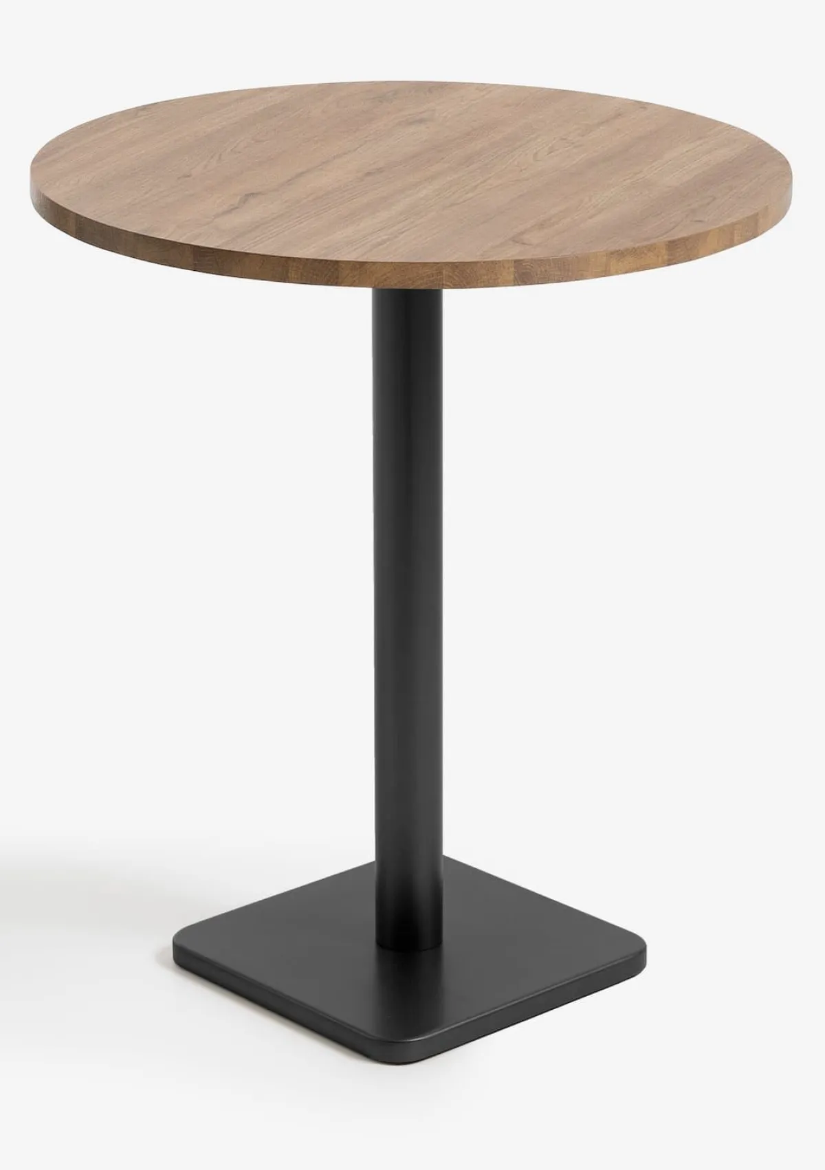 Discount XOOON Brest bartafel vintage oak (D80cm) kleur Zwart van COCOmaison