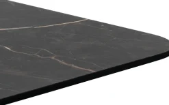 XOOON Brest bistrotafel marble onyx (75x75cm) kleur Goud