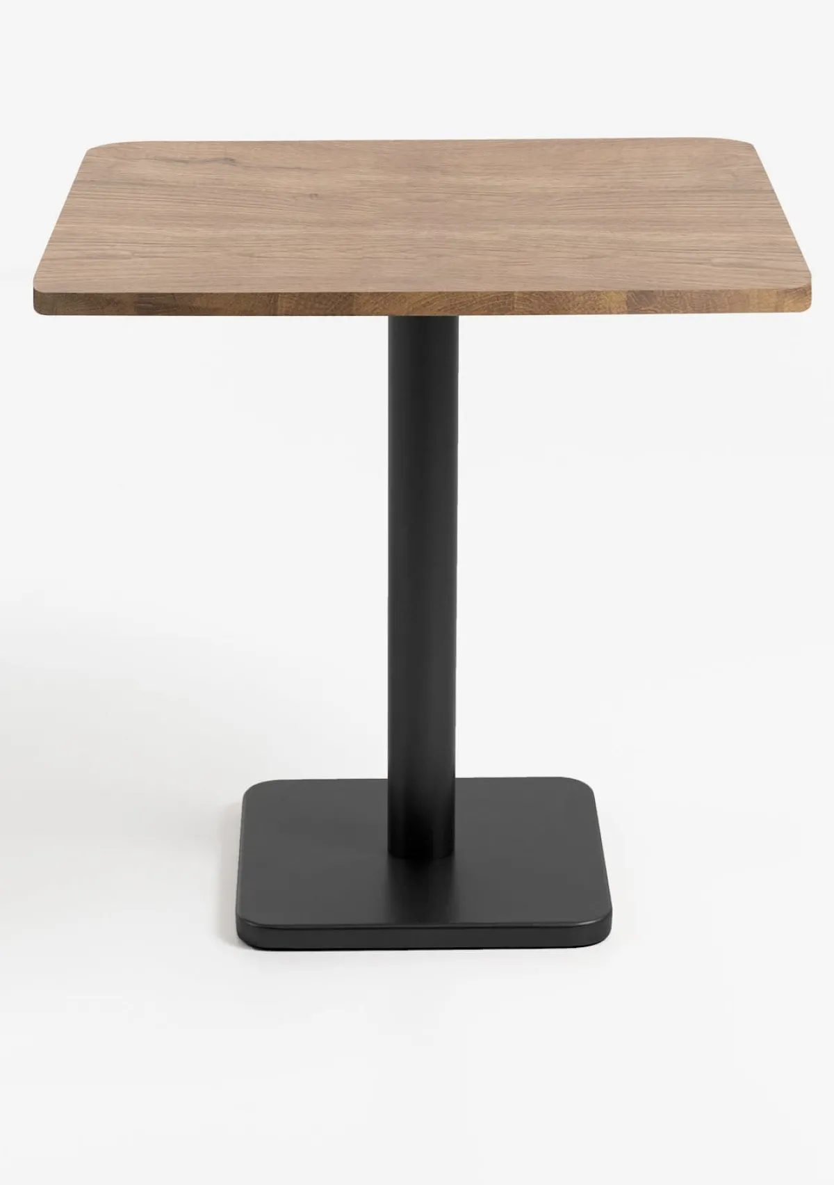 XOOON Brest bistrotafel vintage oak (75x75cm) kleur Zwart