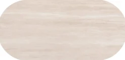 XOOON Brianto, eetkamertafel 210 x 100 cm - keramiek blad Travertin - Creme