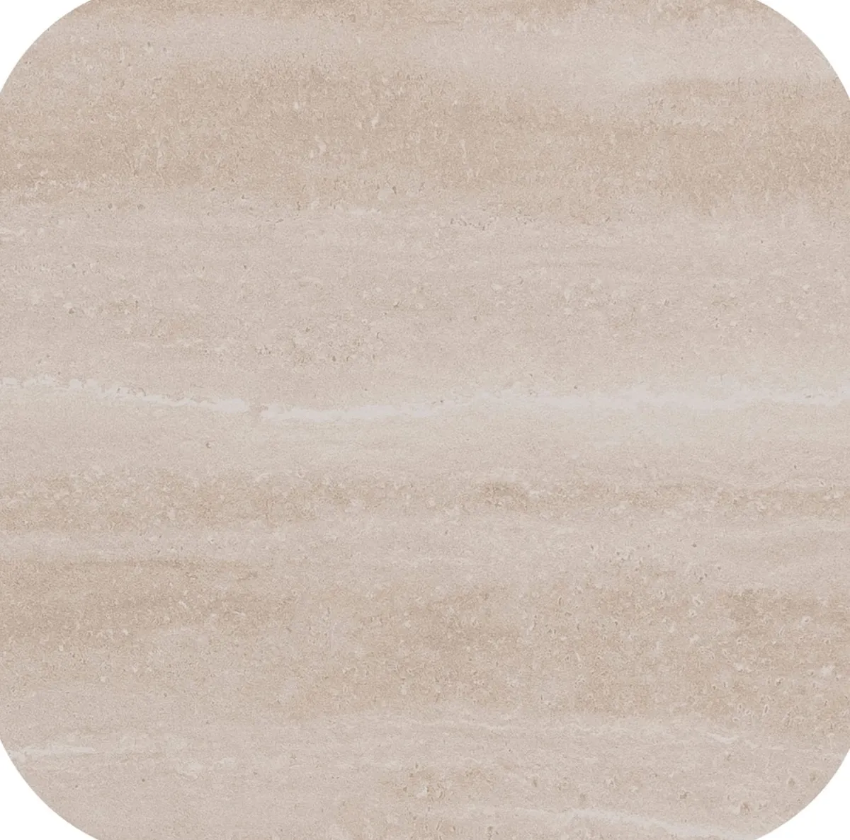 Hot XOOON Brianto, salontafel 90 x 90 cm - keramiek blad Travertin