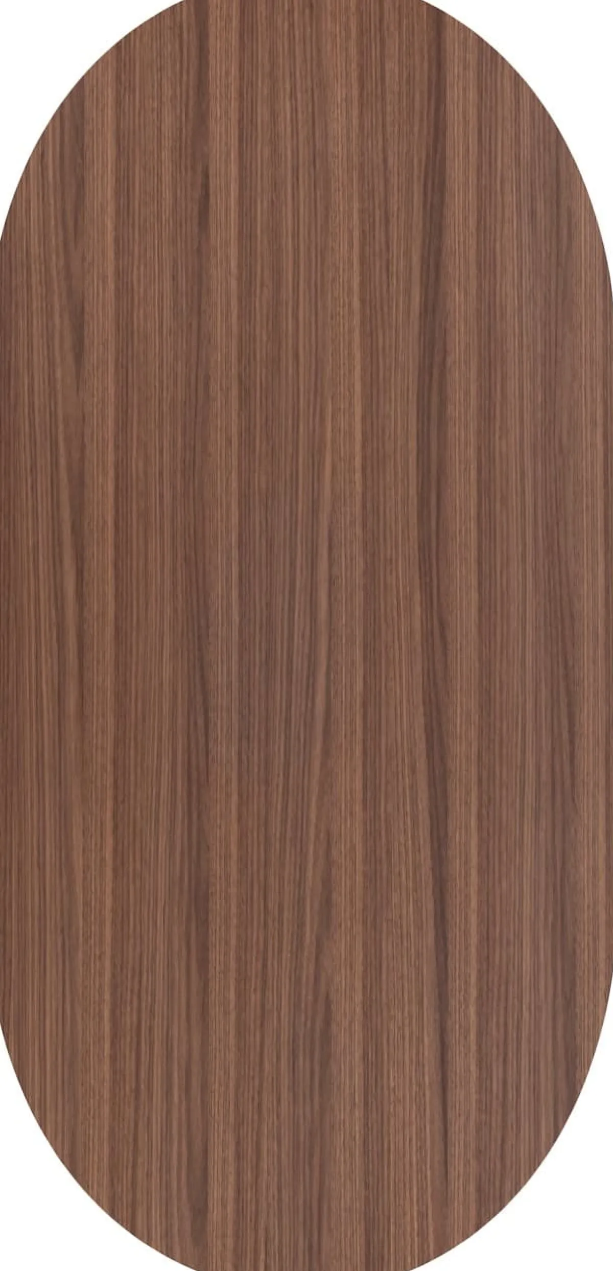 Sale XOOON Brianza, eetkamertafel 210 x 100 cm - walnoot fineer - Steel Brown