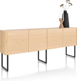 Sale XOOON CARVING dressoir 210 cm. - 4-deuren -