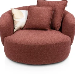 Outlet XOOON Cervos, fauteuil draaibaar - rond 130cm incl. 1 kussen 60x60 + 1 kussen 45x45